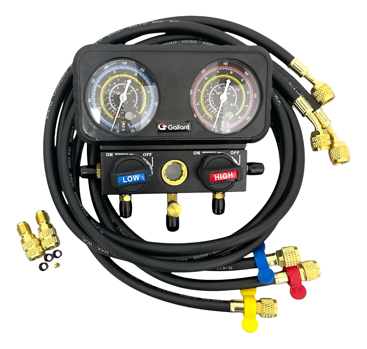 Manipol R32 MANIFOLD R32 R410A R22 R134A COM MANGUEIRA 1.20M - GLT0002B GALLANT ...