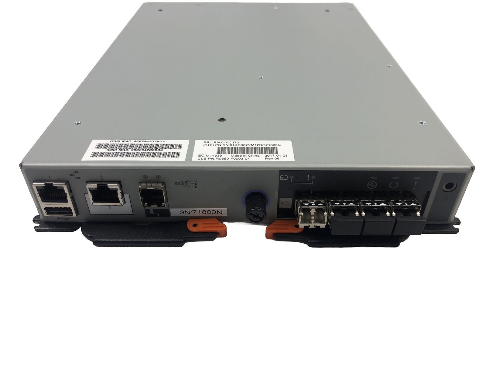 Controladora IBM Node Canister V5020 Gen 2 2078-1XX 4 Portas SAS 4 ...