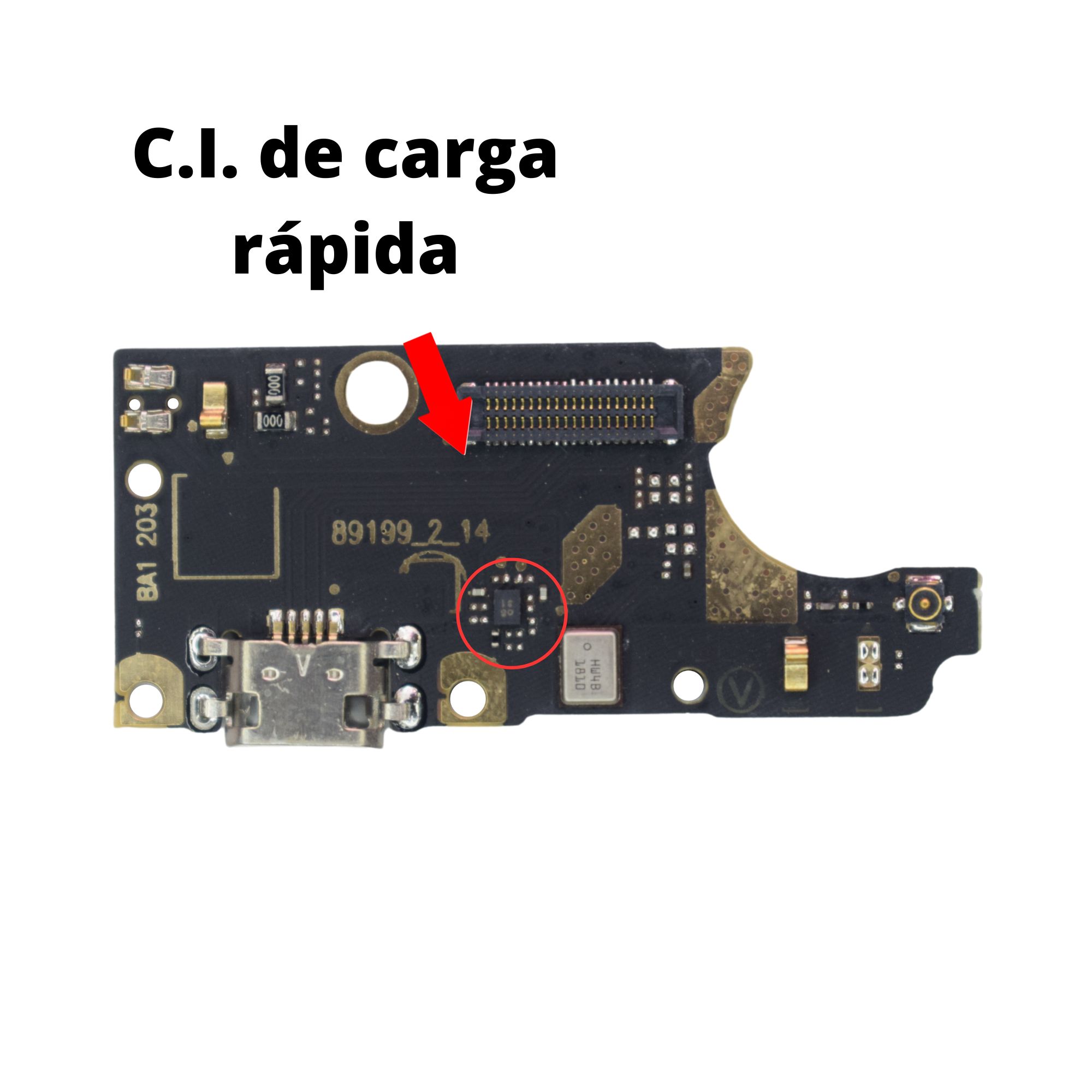 Placa Carga Zenfone 5 Selfie (zc600kl) TURBO - PK Mobile - A sua