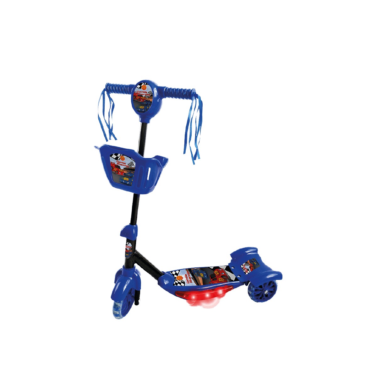 Trotinete infantil Spiderman com 3 rodas