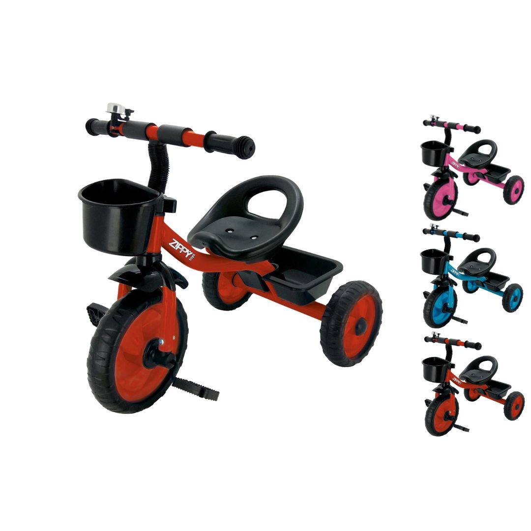 Triciclo Infantil Com Buzina - Zippy Toys | Lojão do Real