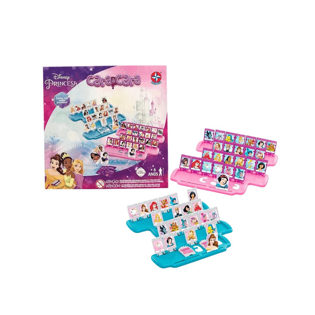 Jogo Tabuleiro Cara A Cara Princesas Disney Original Estrela