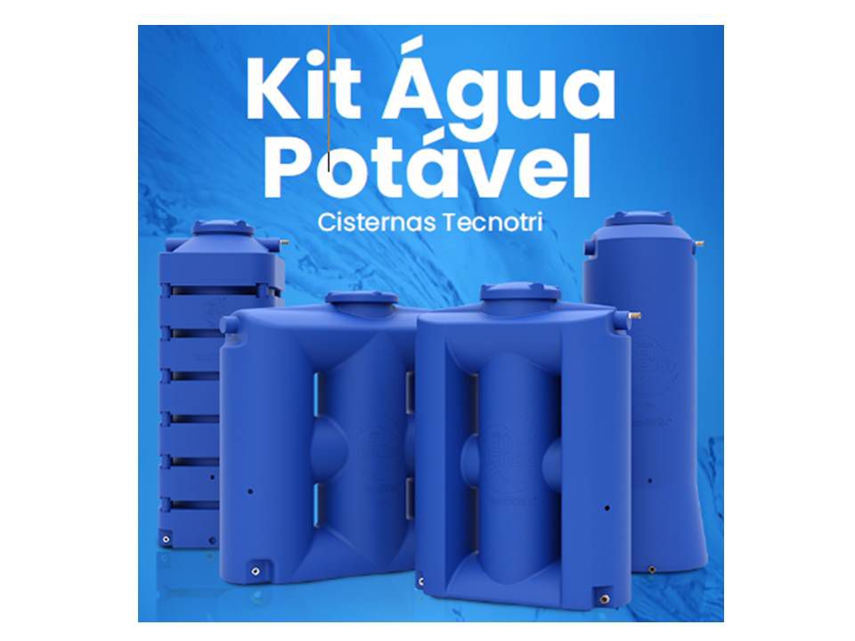 Cisterna Vertical Modular TECNOTRI ÁGUA POTÁVEL - AQUALIS ECO