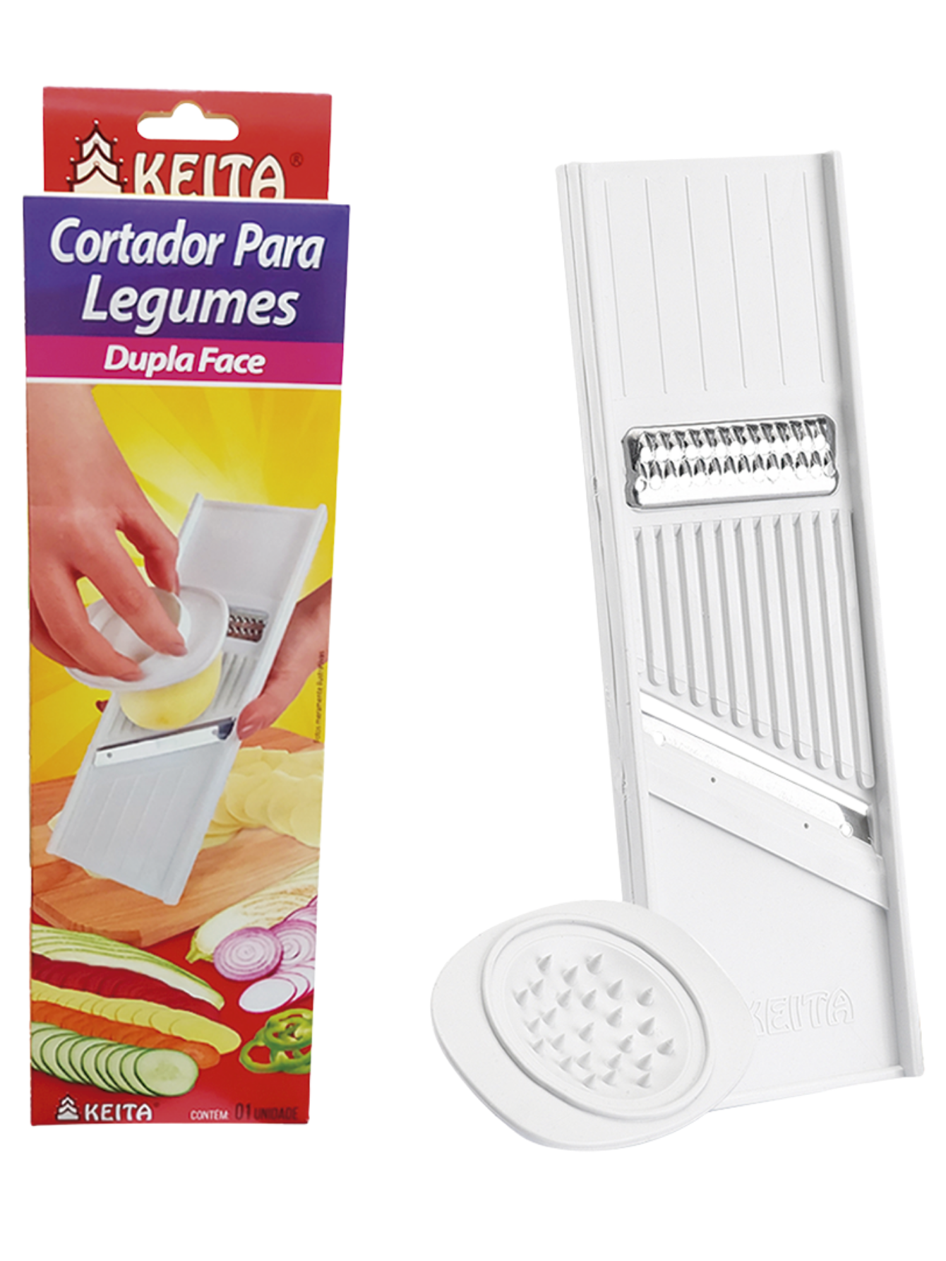 RALADOR MANUAL KEITA EM PLÁSTICO + SUPORTE DE MÃO - Norte Rio