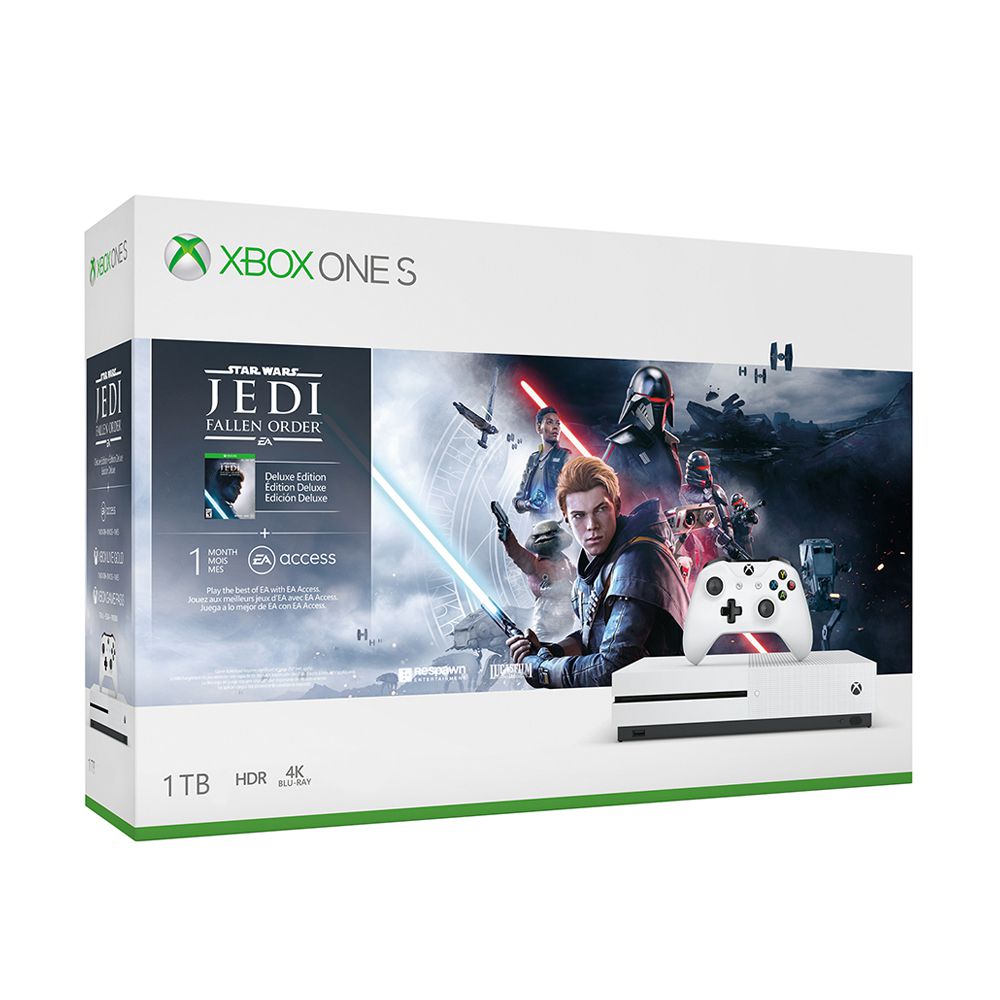 Xbox One S 1TB 1 Controle Microsoft 1 Jogo - Live 1 Mês - Console