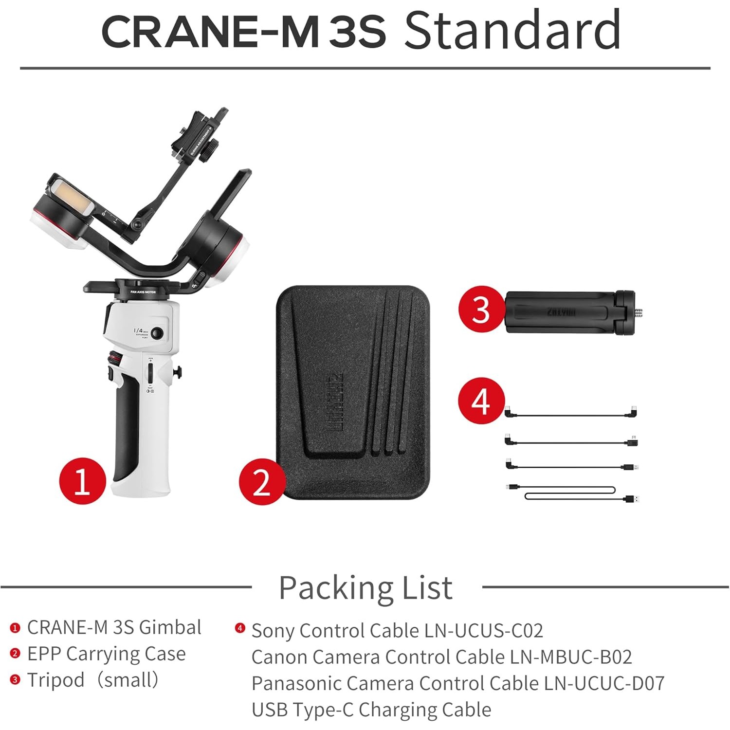 スタビライザー ジンバル ZHIYUN Crane m 【公式通販】