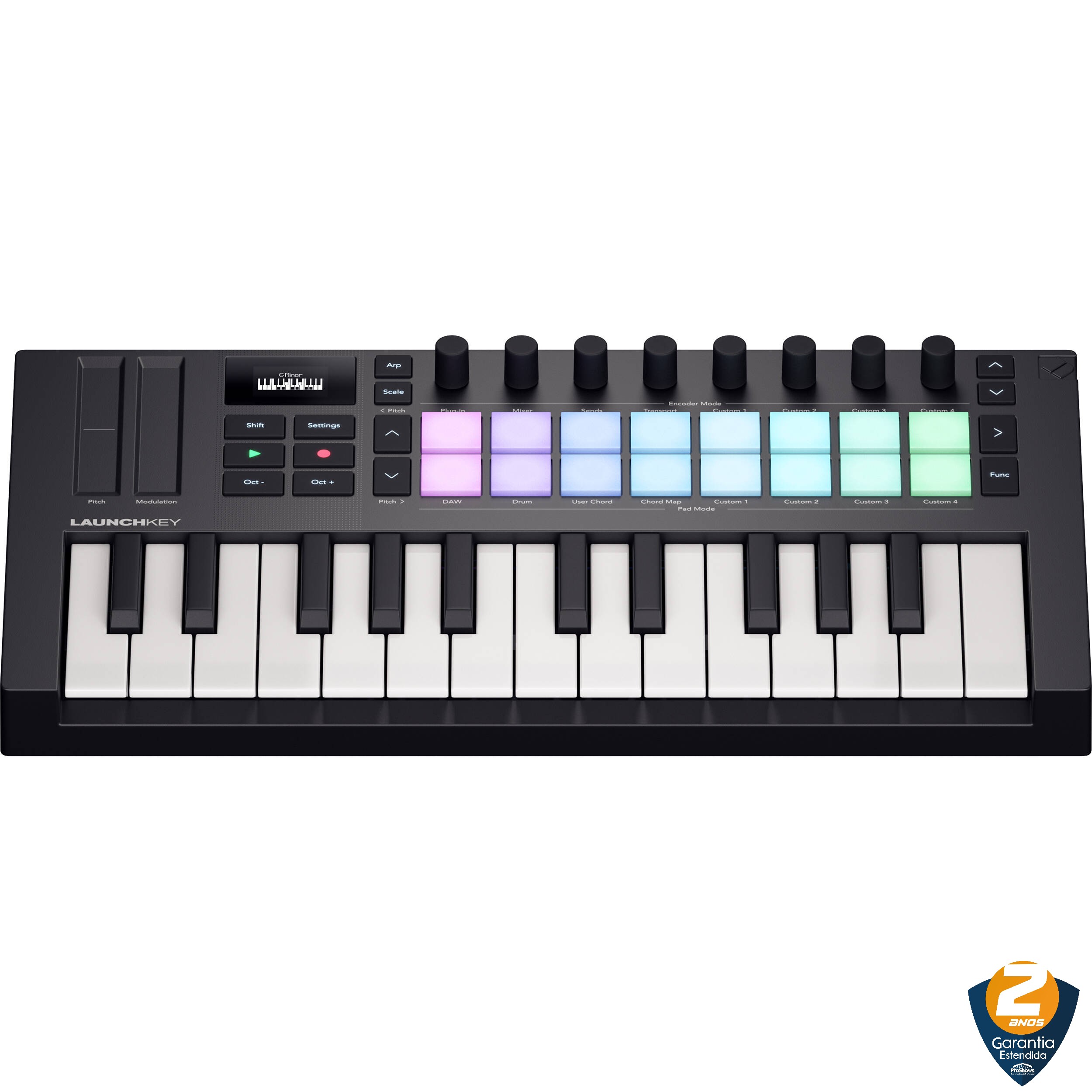Teclado Controlador MIDI de 25 teclas - Novation Launchkey Mini 25