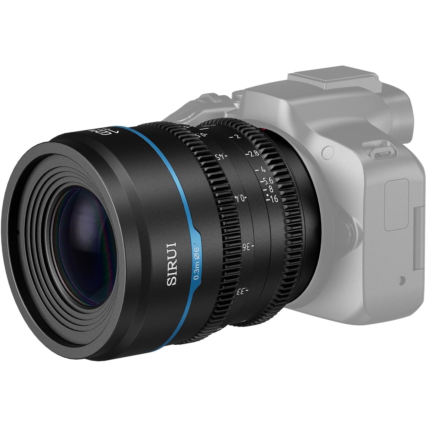 Lente de Cinema Sirui Night Walker 55mm T1.2 S35 para Câmeras