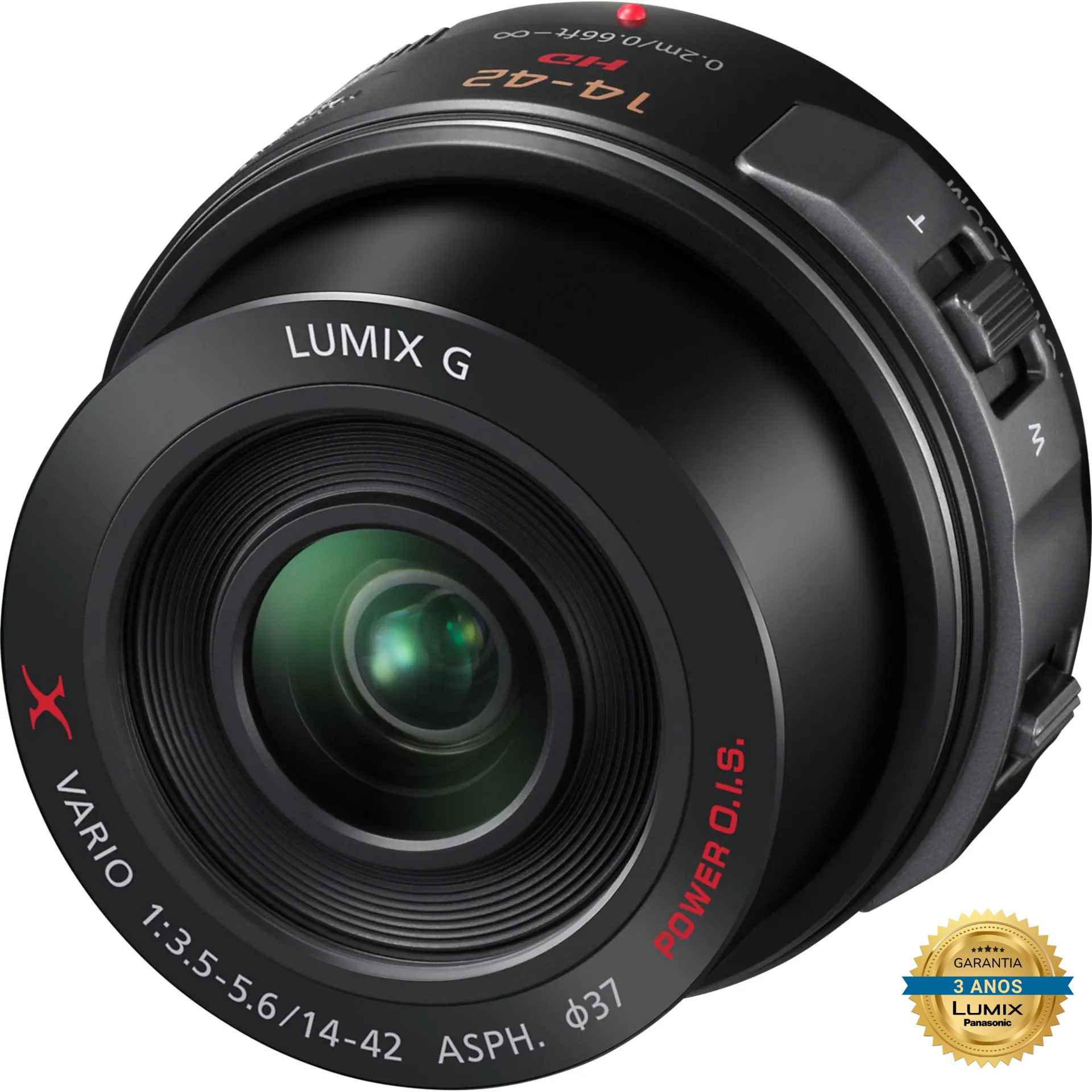 Panasonic LUMIX G X VARIO 14-42mm ブラック Lente Panasonic Lumix G X Vario PZ 14-42mm F/3.5-5.6 Power O.I.S.