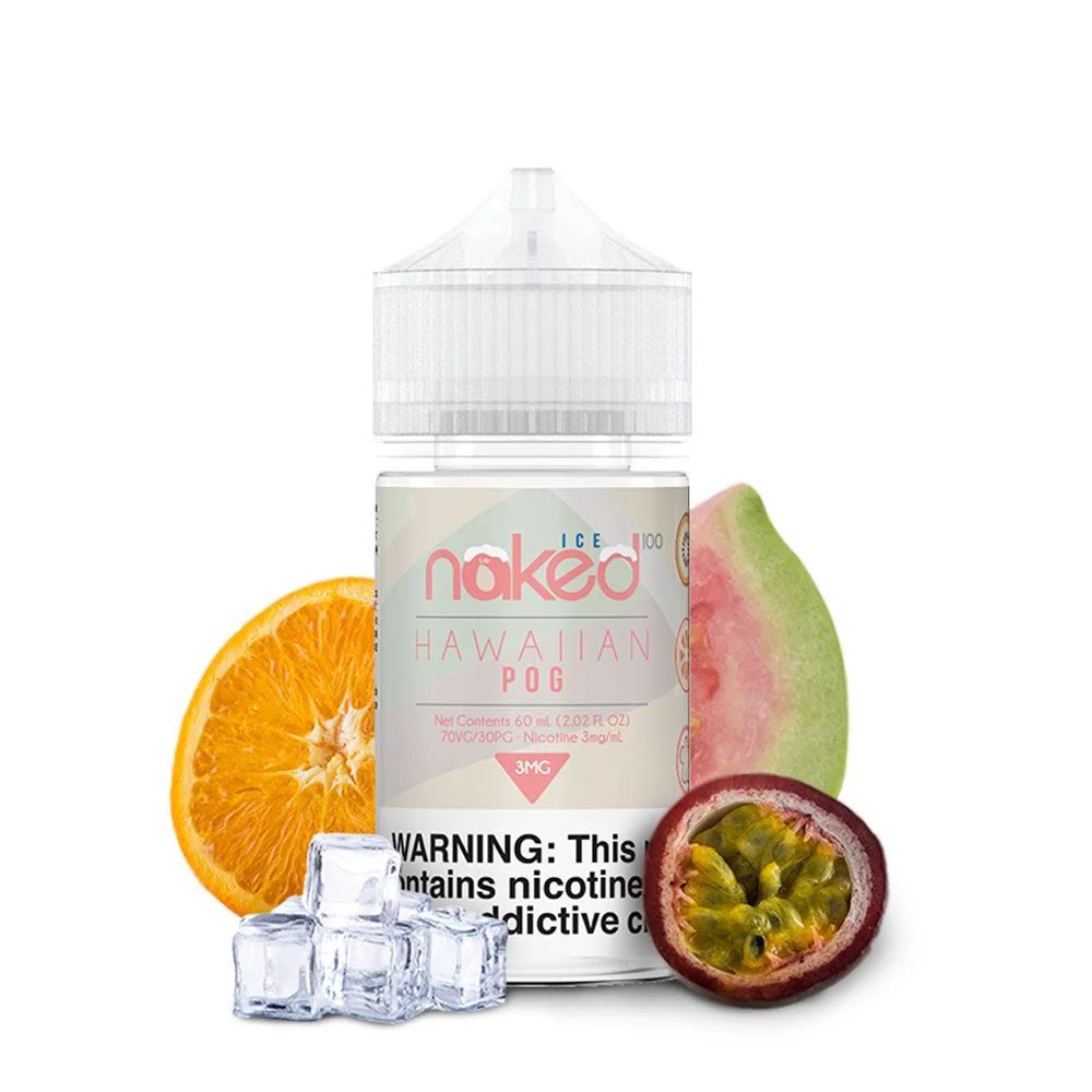 Naked - Hawaiian Pog ice (Laranja, Maracujá, Goiaba Ice) - Original - - La  Puff Store