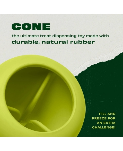 Benebone Bounce Cone – Brinquedo Recheável de Borracha - Fandog - Chega ...