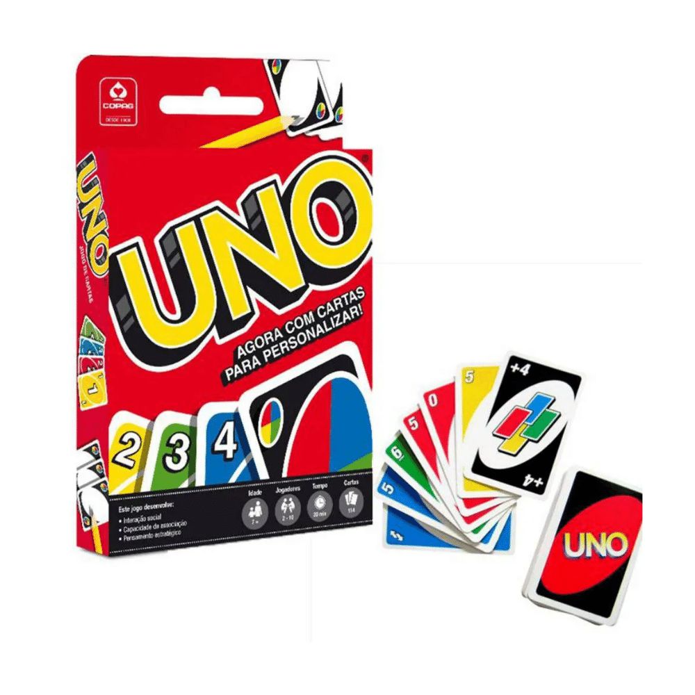 Jogo De Cartas Uno Baralho Colorido - Catálogo GrupoShopMix