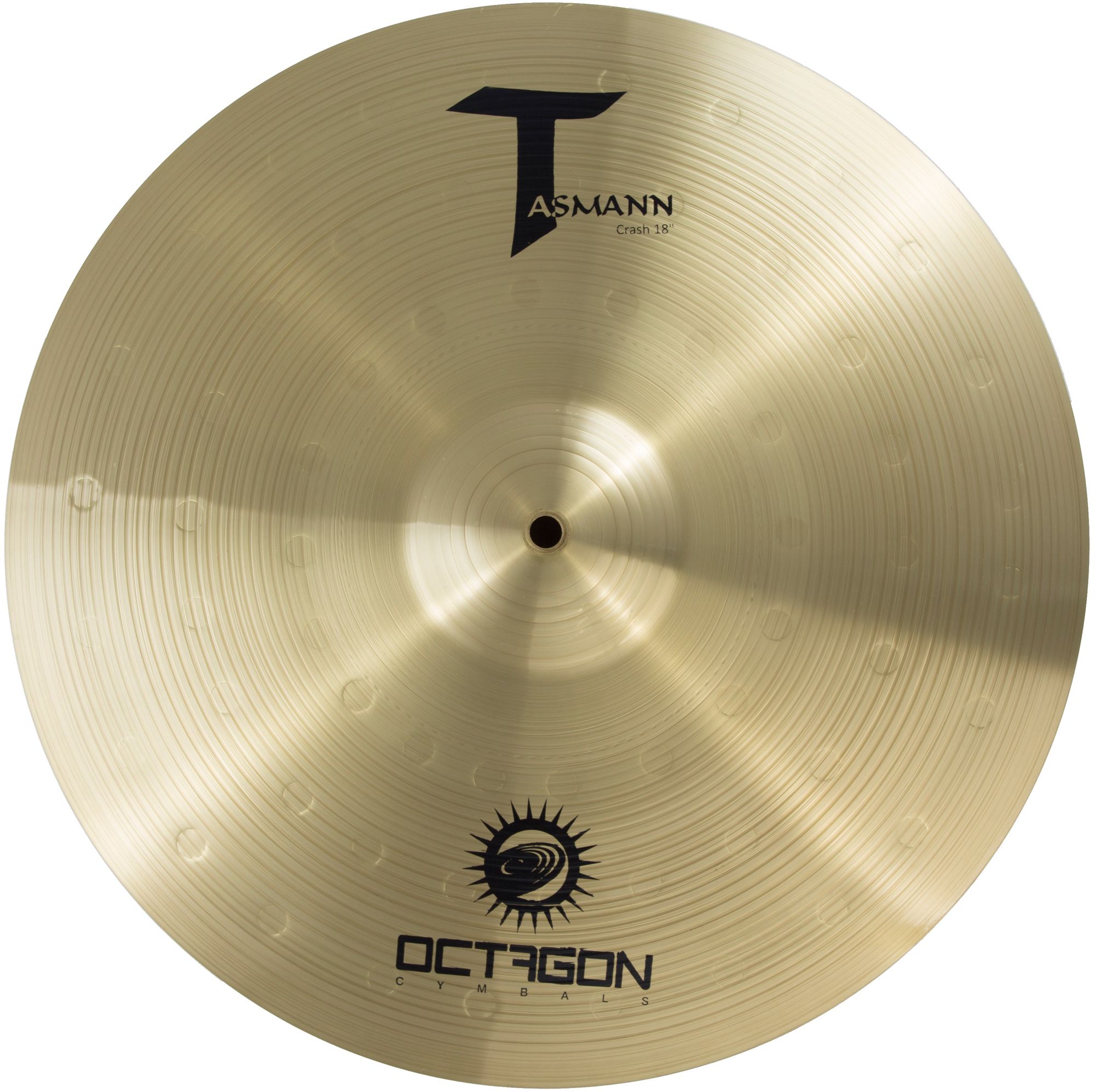 Prato 18'' Crash Ride Octagon Tasmann TM18CR Templo Musical