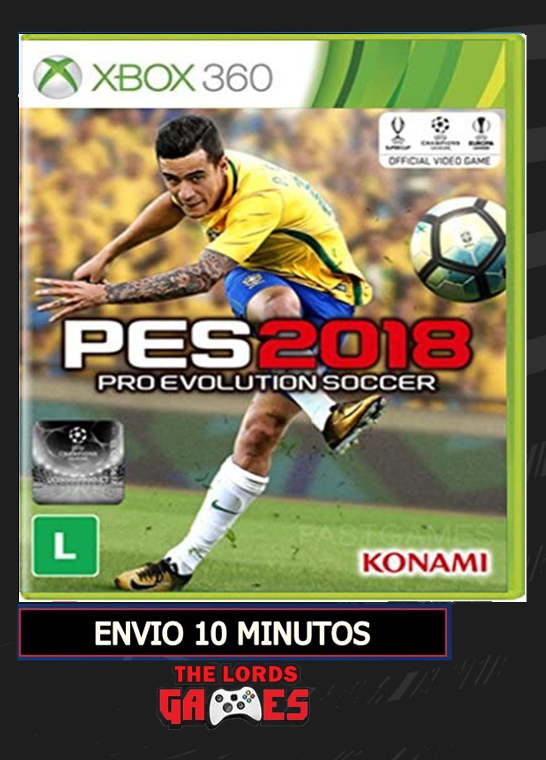 PES 2018 ORIGINAL XBOX 360 - The Lord's Games