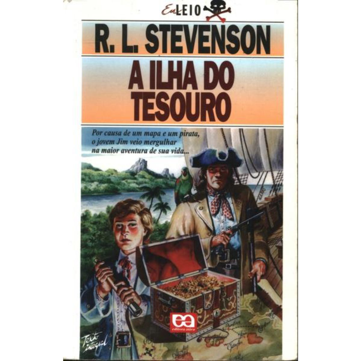 Livro A ilha do Tesouro Em Quadrinhos Robert Louis Stevenson