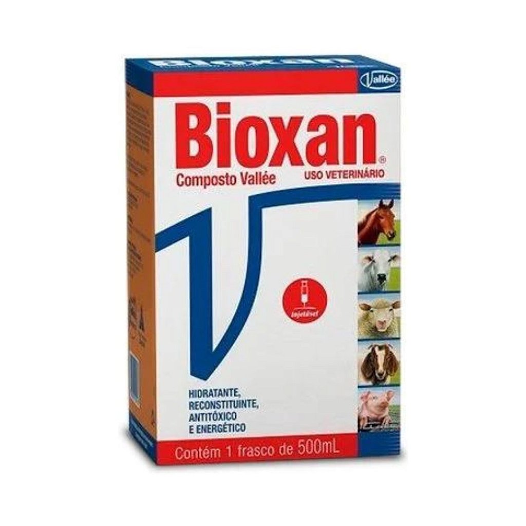 Bioxan Bioxan 500 mL - Vallée - KV Medical Produtos Hospitalares e Veterinários