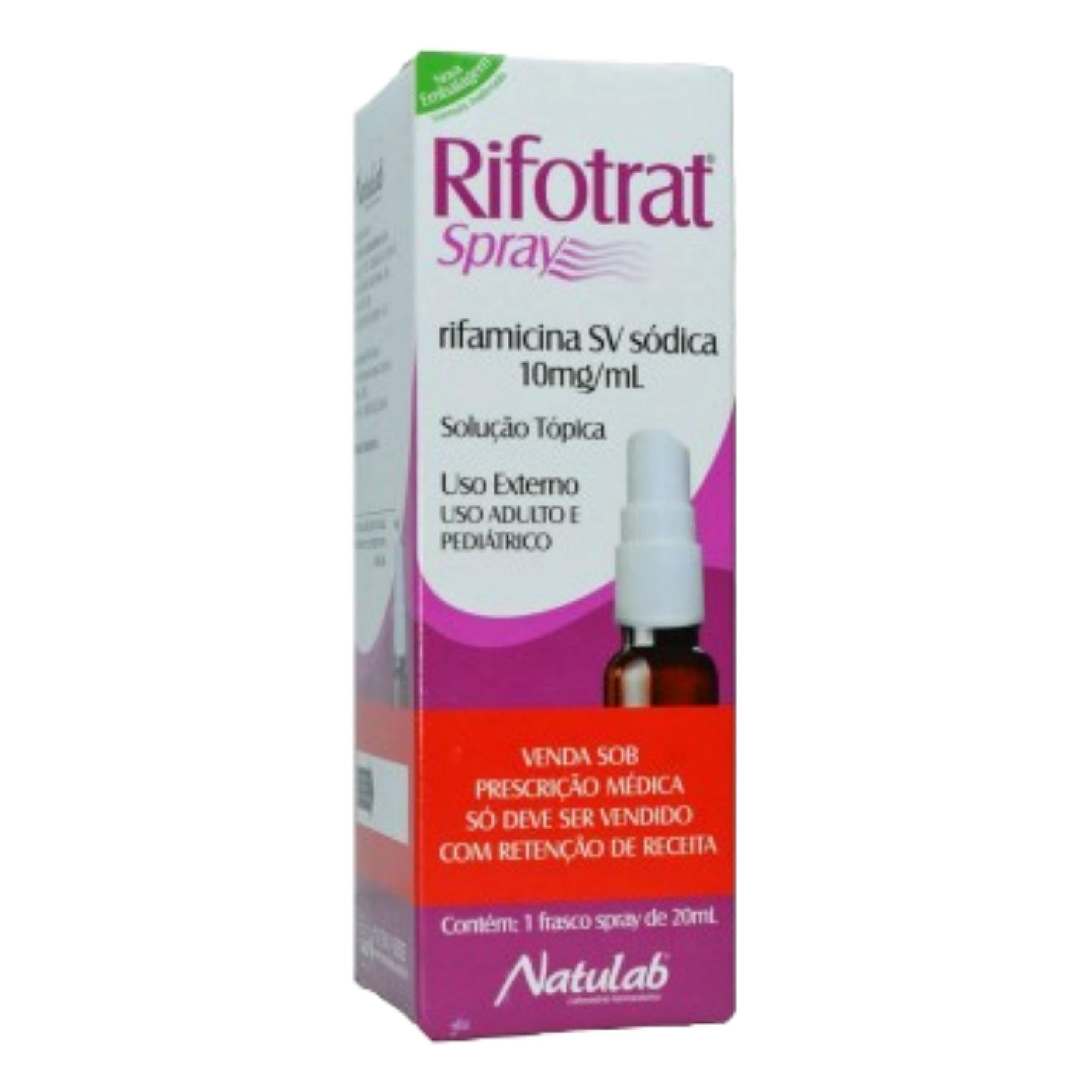 Rifotrat Spray 10 Mg 20 mL - Natulab - KV Medical Produtos Hospitalares ...