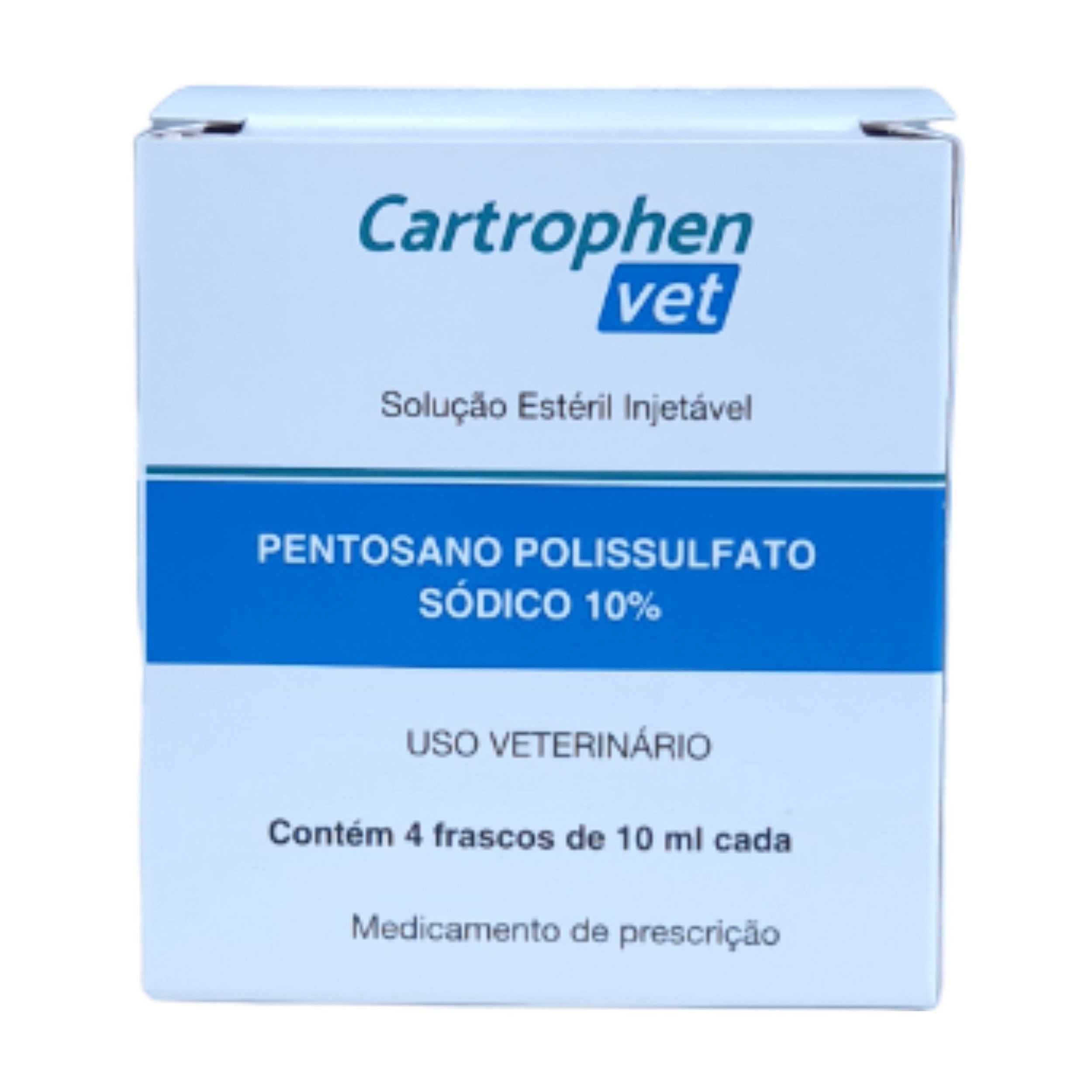 Cartrophen Vet 10% 10 mL Caixa Com 4 Frascos - Biopharm Austrália - KV ...