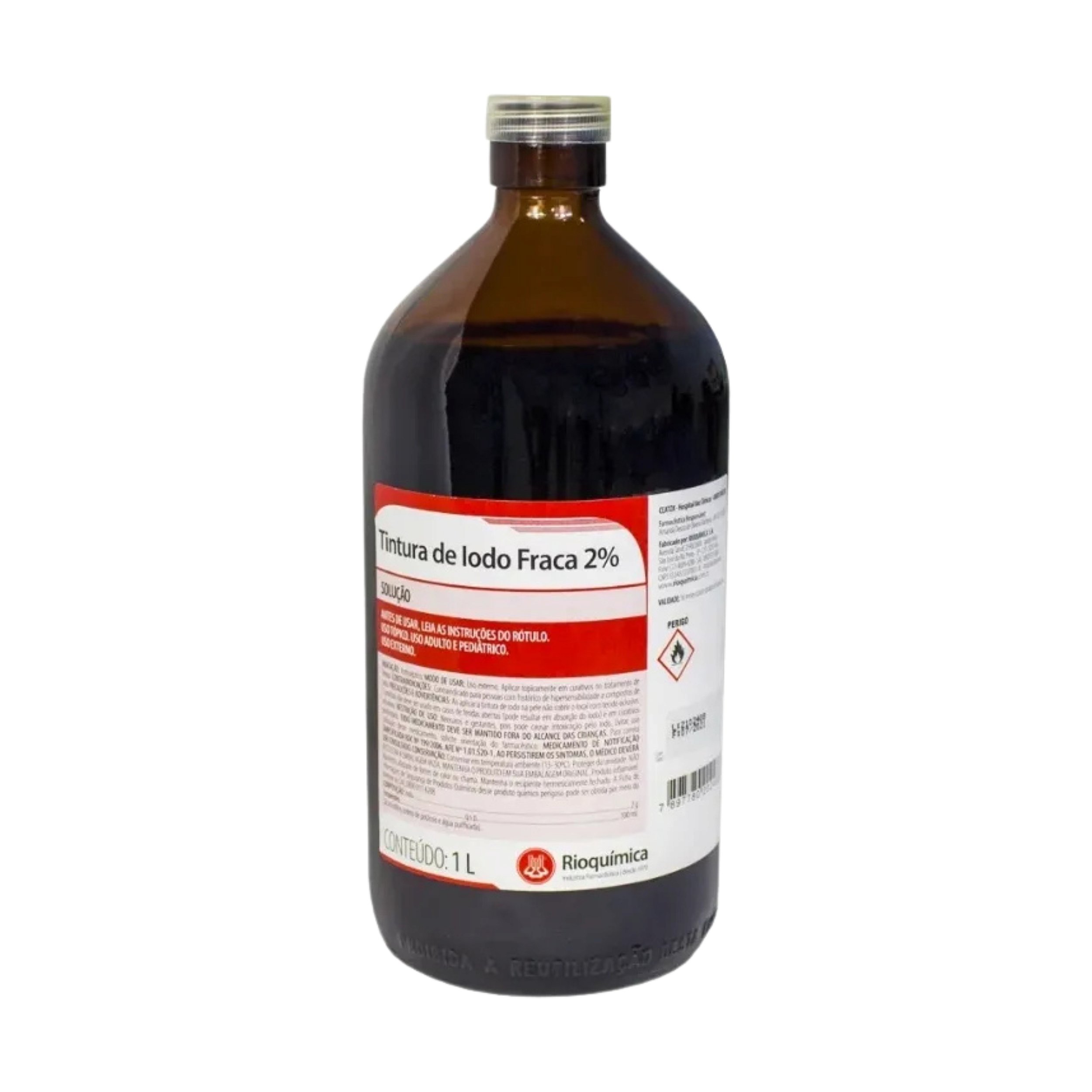 Tintura De Iodo 2% 1 Lt - Rioquímica - KV Medical Produtos Hospitalares ...