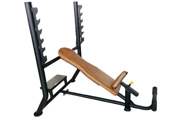 Banco Supino Inclinado Peso Livre - Distrifit Equipamentos Esportivos
