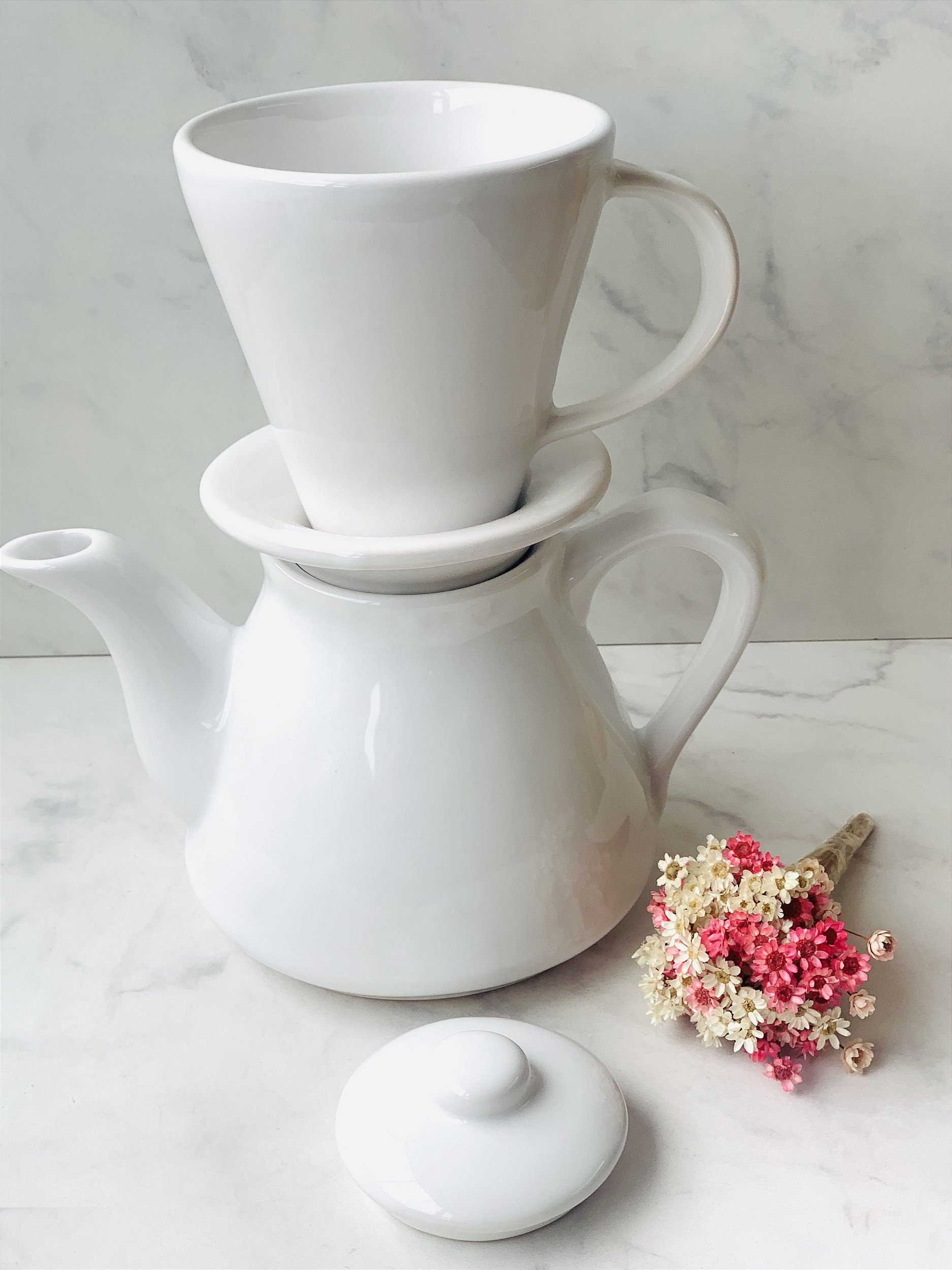 Conjunto de chá de madeira utensílios de cozinha bule de chá copo