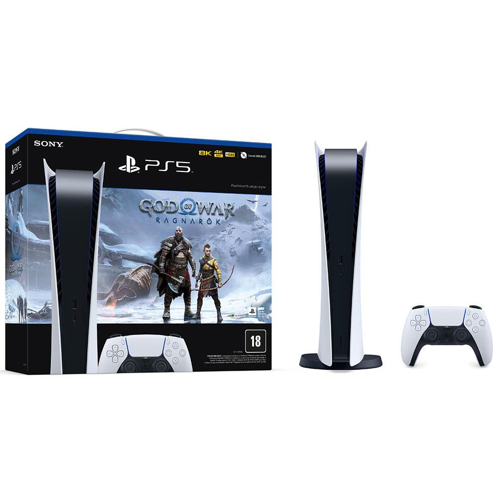 Console Playstation 4 SSD 1TB + Jogo God of War Ragnarok Mídia