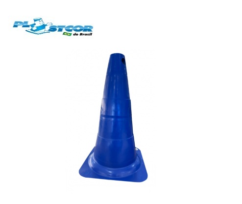 Cone de Sinalização Flexível 50 CM Sem Faixa- Plastcor - Original EPI ...
