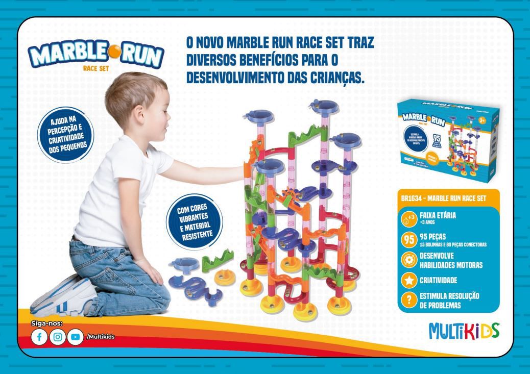 Marble Run Race Set 95pcs - Baruk Batuk | A Sua Loja de Brinquedos ...