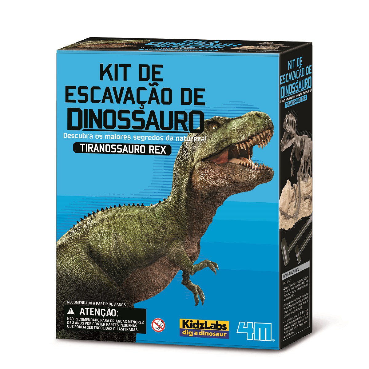 Jogo Dinossauro Escavação Esqueleto, Desenho Infantil 