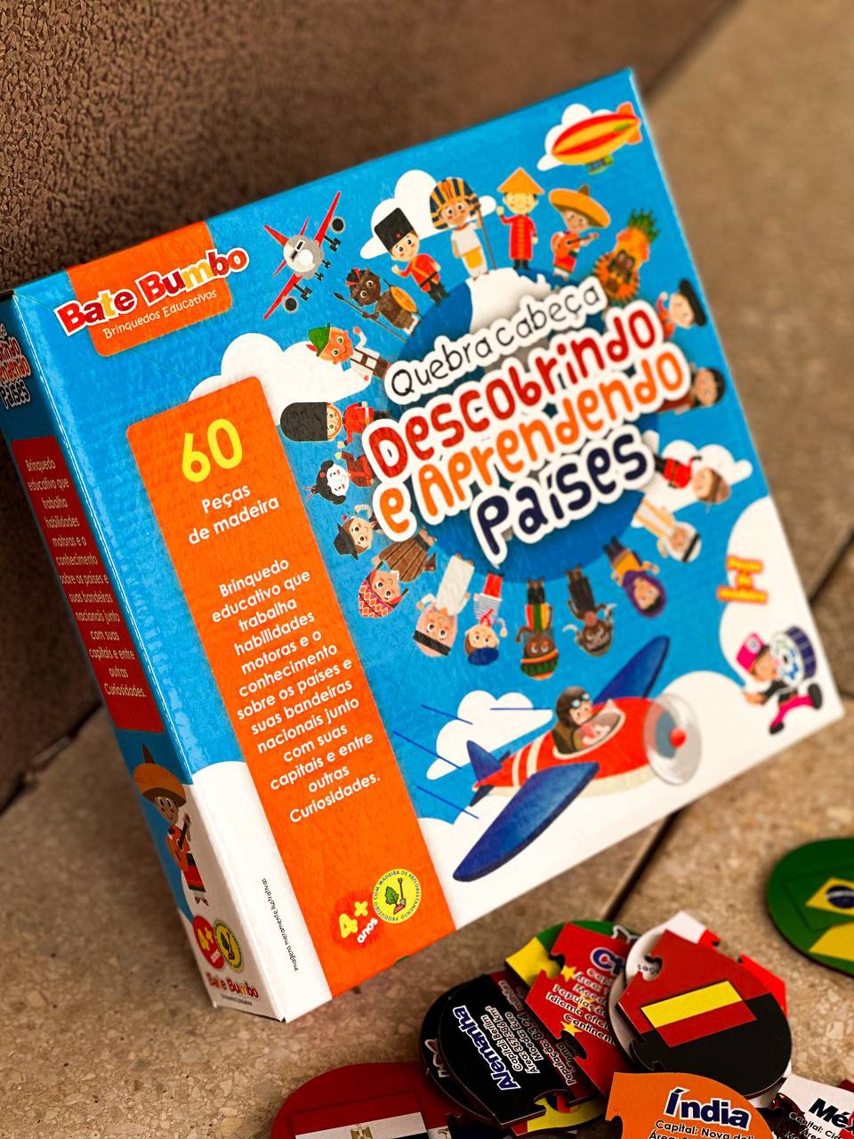 Jogo Educativo - Países e Suas Bandeiras