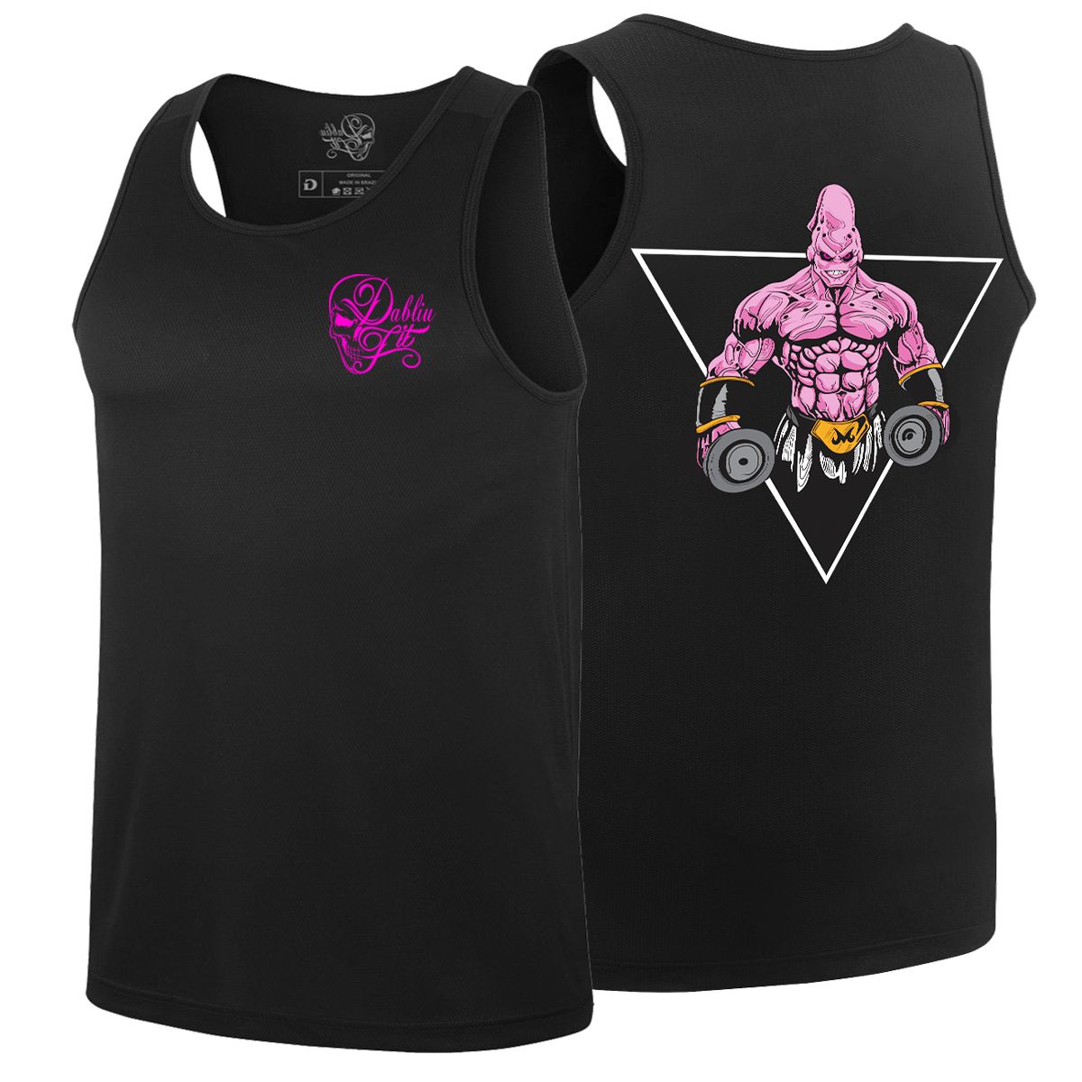 Camiseta Masculina Dragon Ball Majin Boo - Preto