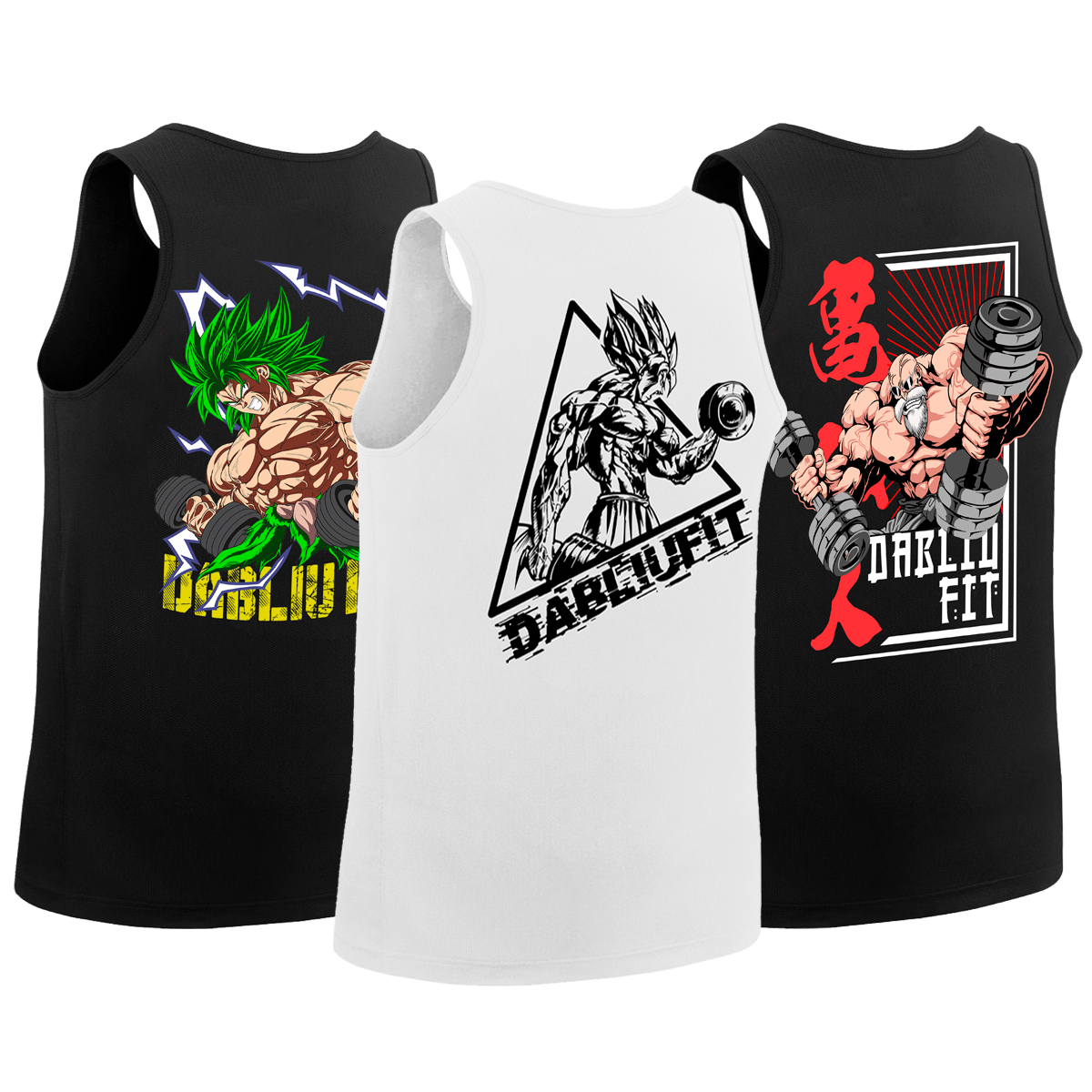 Camiseta masculina Dry Fit Dragon ball Broly