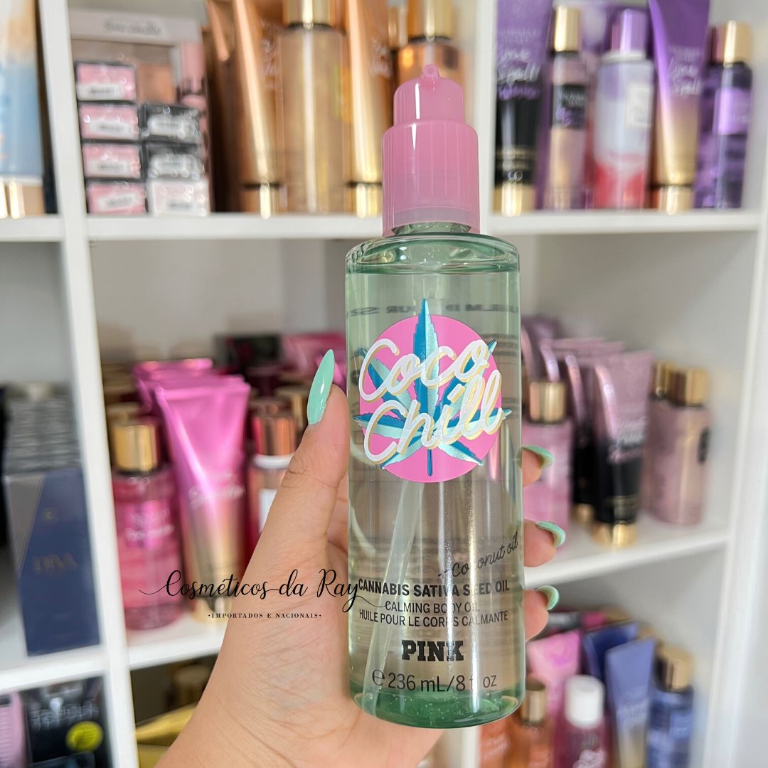 Body Oil Coco Chill Pink Victoria's Secret - Óleo Corporal