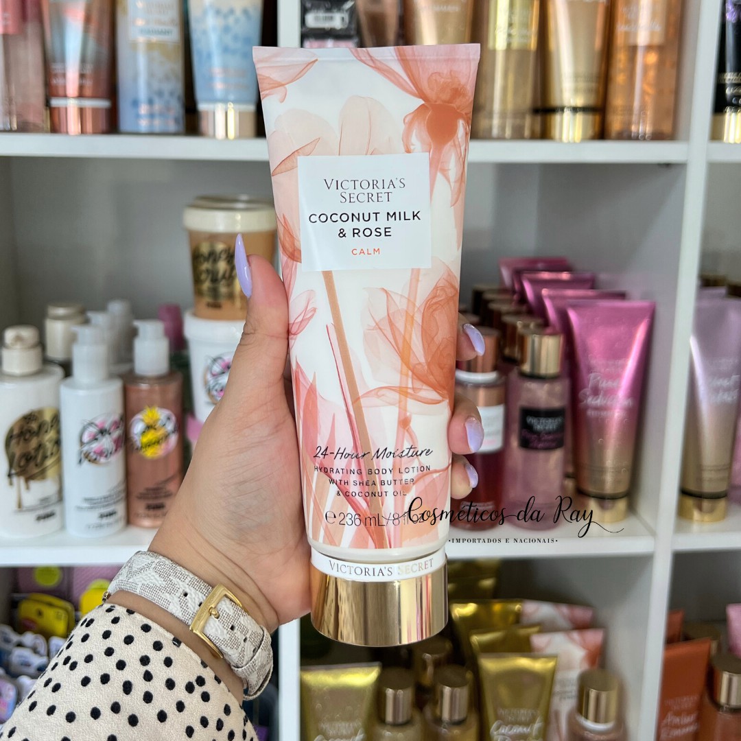 Hidratante Corporal Coconut Milk & Rose Calm Victoria's Secret 236ml Cosmeticos da ray