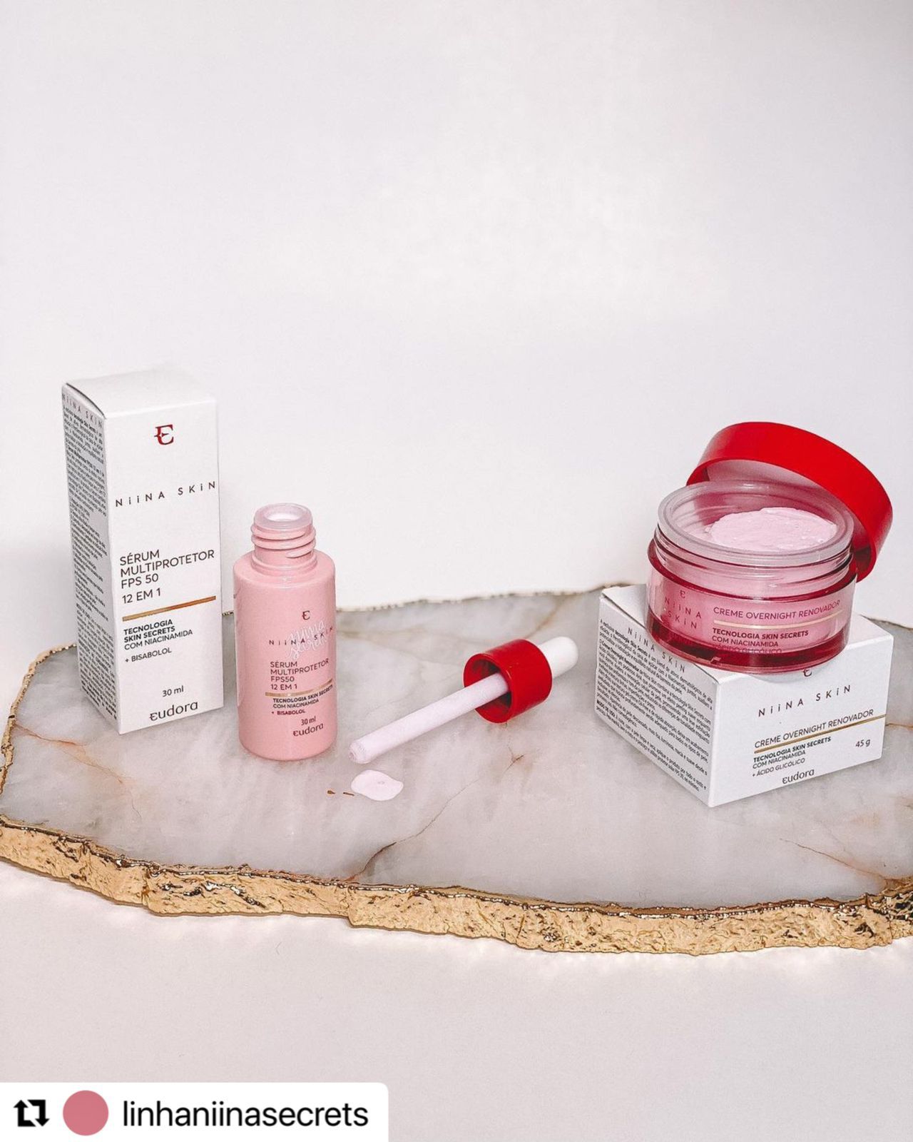 Sérum Facial Multiprotetor FPS 50 12 em 1 Niina Secrets Skin