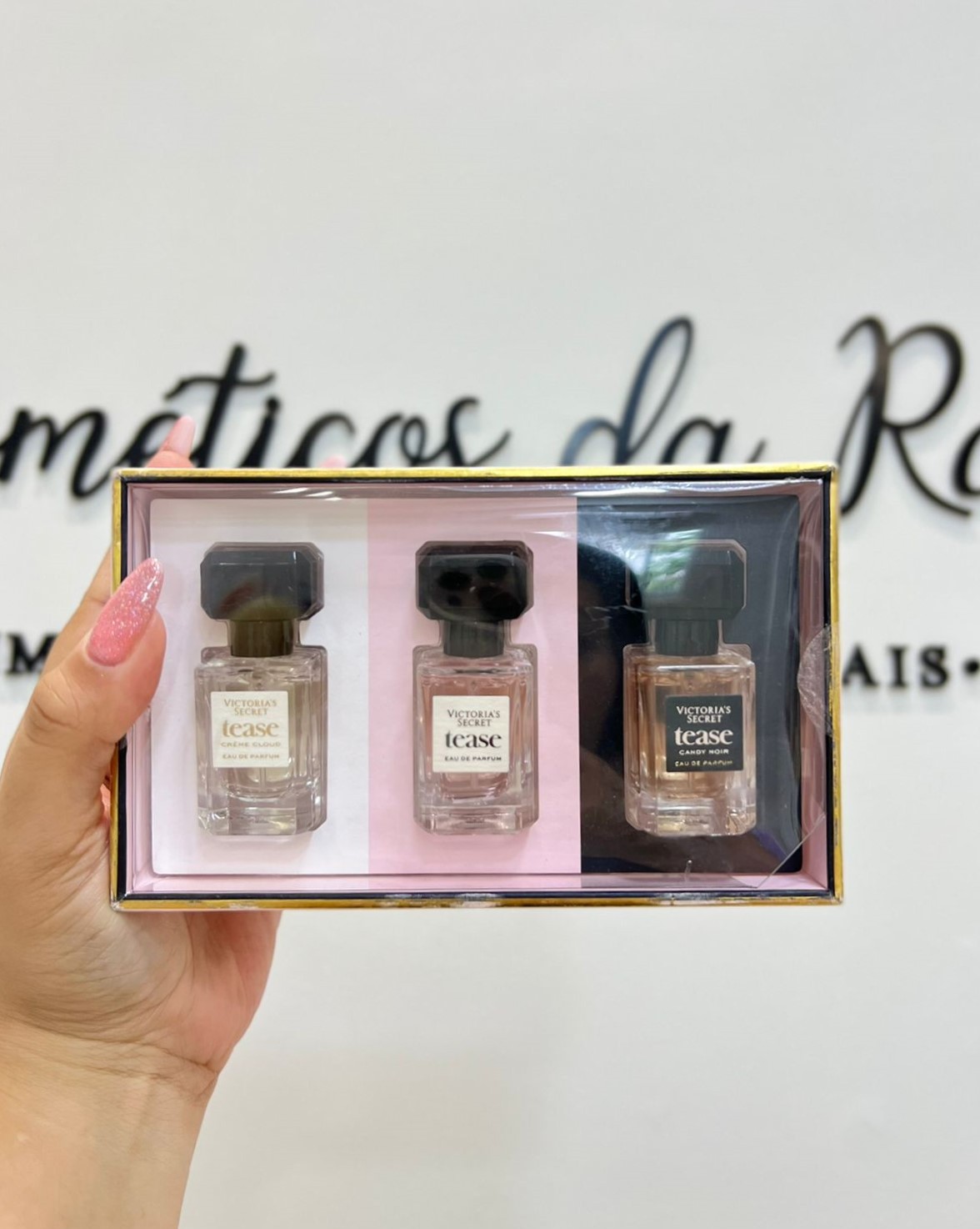 Kit 3 Miniaturas Tease Victoria's Secret 7ml cada - Cosmeticos da ray