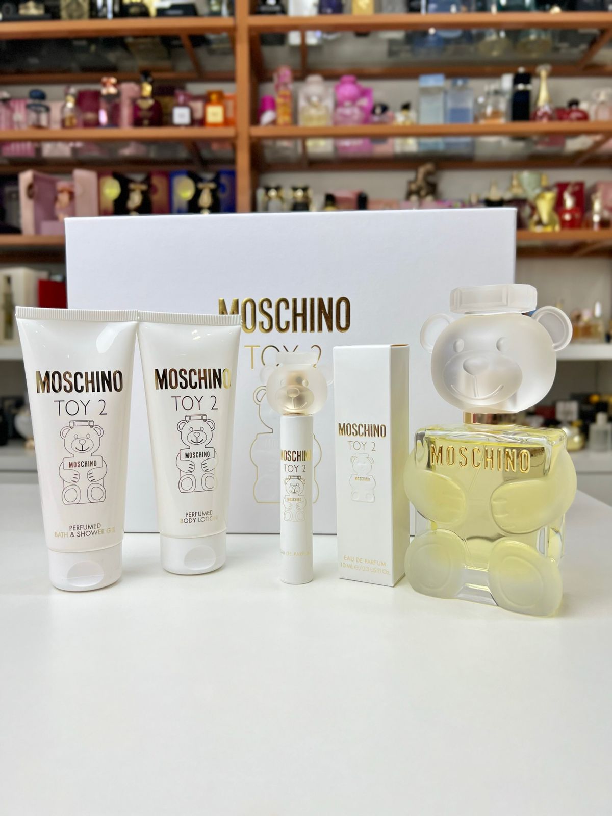 Kit Moschino Toy 2: Eau de Parfum 100ml+ Body Lotion 100ml+ Gel de
