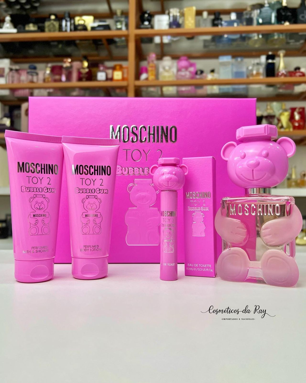 Kit Moschino Toy 2 Bubble Gum: Perfume 100ml+ Body Lotion 100ml+