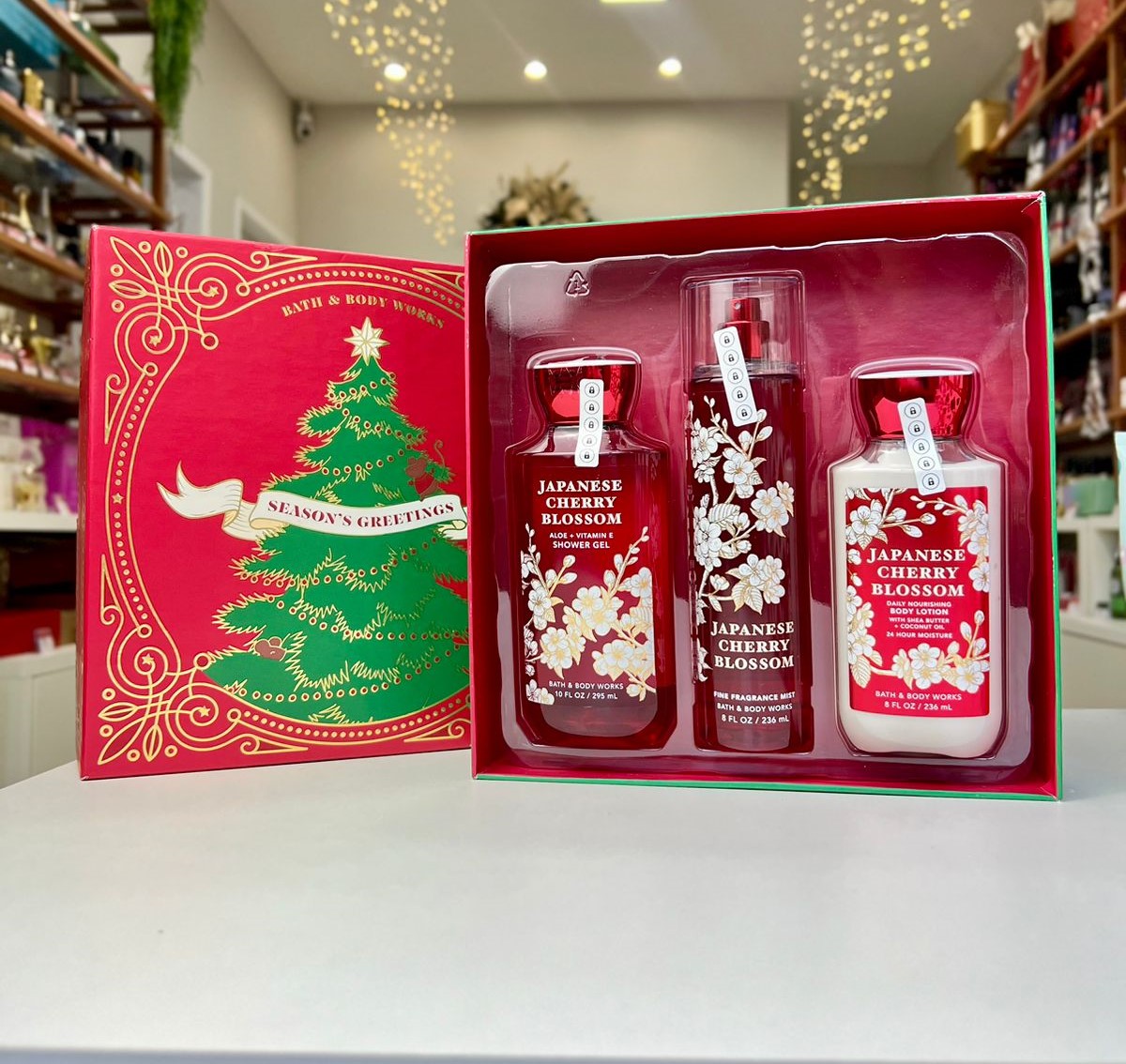 Kit Japanese Cherry Blossom Bath & Body Works (3 itens