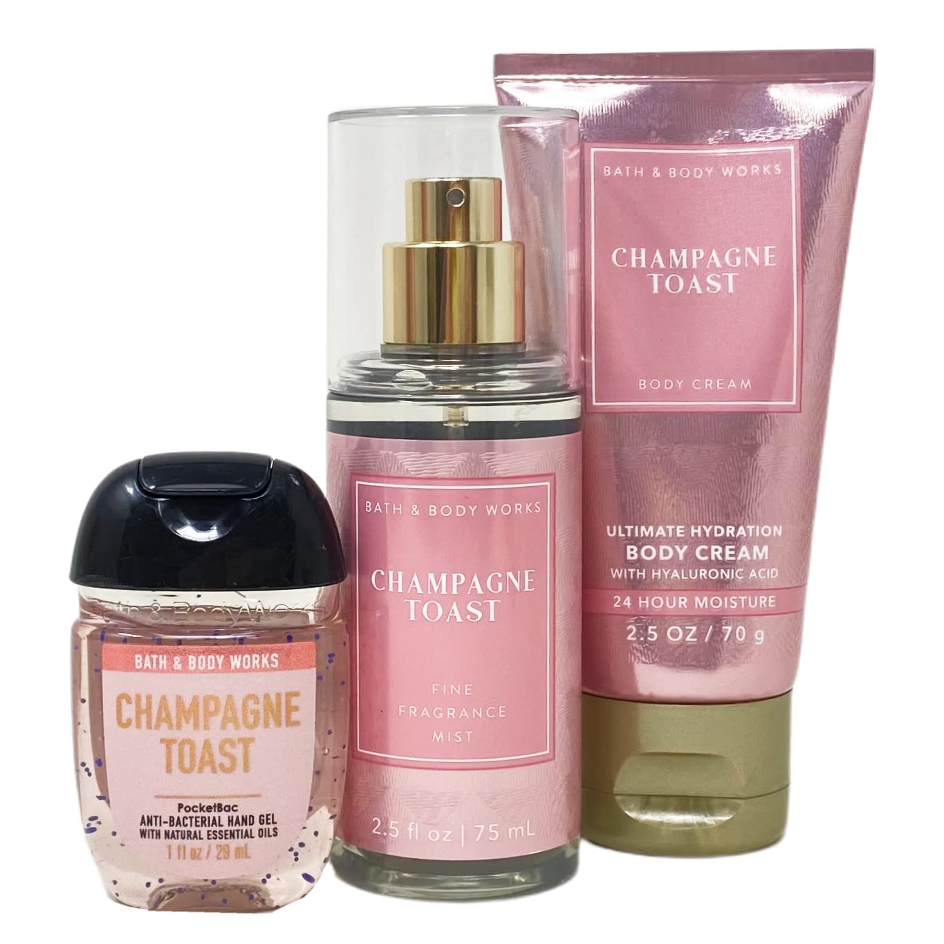 Kit Travel Size Champagne Toast Bath & Body Works: Body Splash
