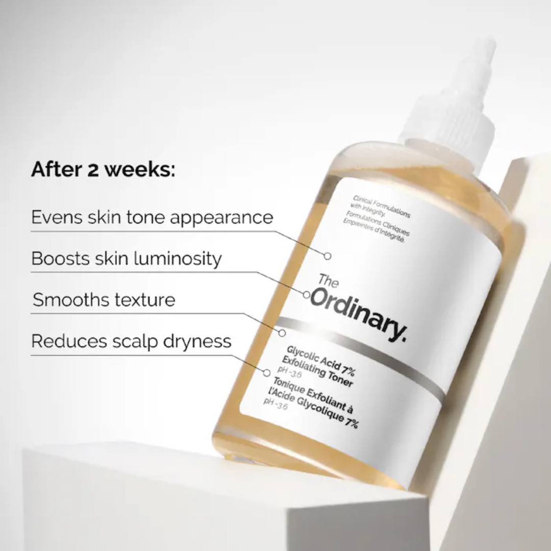 The Ordinary - Tônico Facial Glycolic Acid 7% Exfoliating Toner