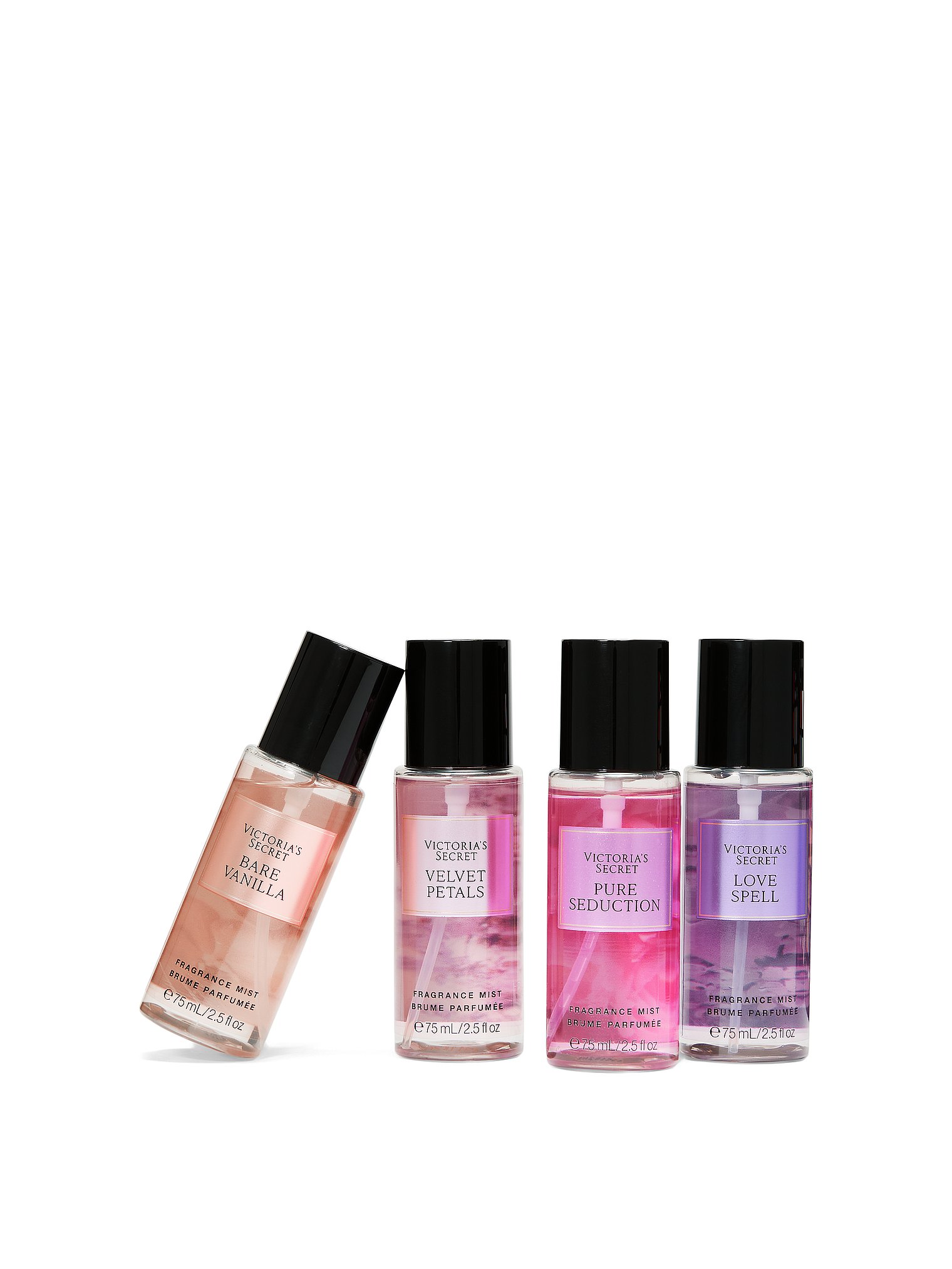Kit Victoria's Secret 4 Body Splash Mais Vendidos + Necessaire