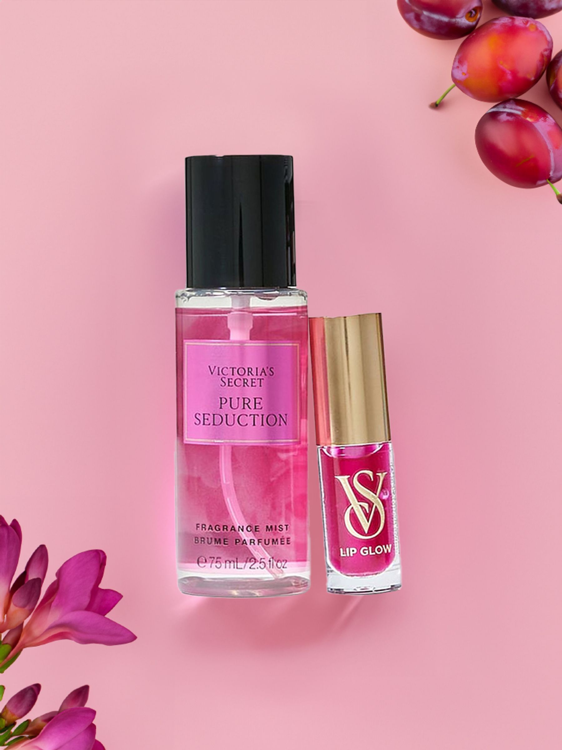 Kit Victoria's Secret Pure Seduction 2 Itens: Body Splash 75ml +