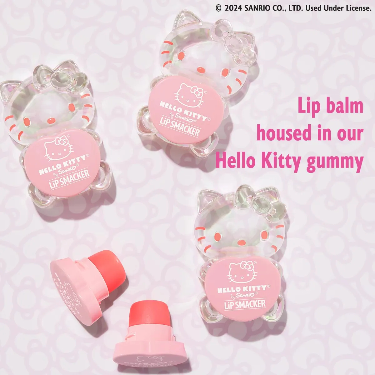 Lip Smacker Hello Kitty Bálsamo Labial Peach Gummy - Cosmeticos da ray