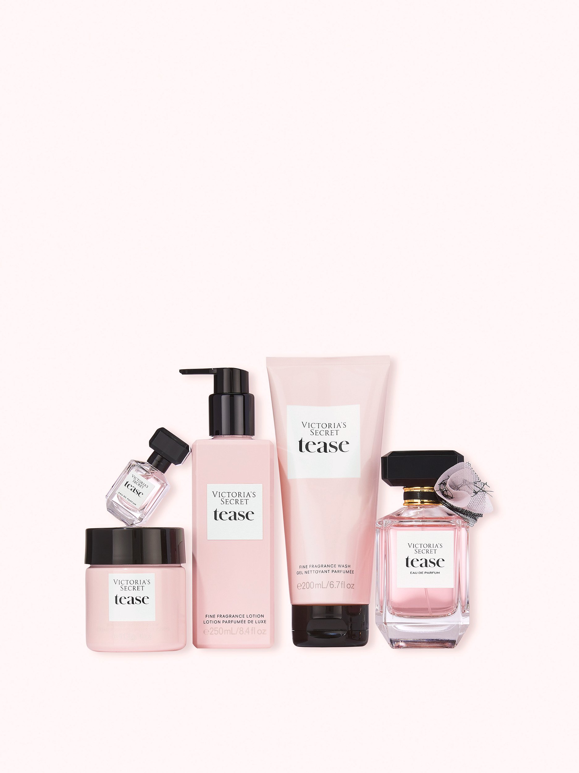Kit Tease Victoria's Secret 5 itens - Cosmeticos da ray
