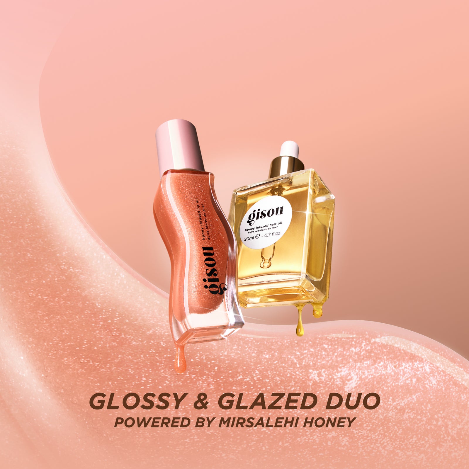 【日本未発売】gisou Glossy & Glazed Set Kit Glossy & Glazed Gisou - Cosmeticos da ray