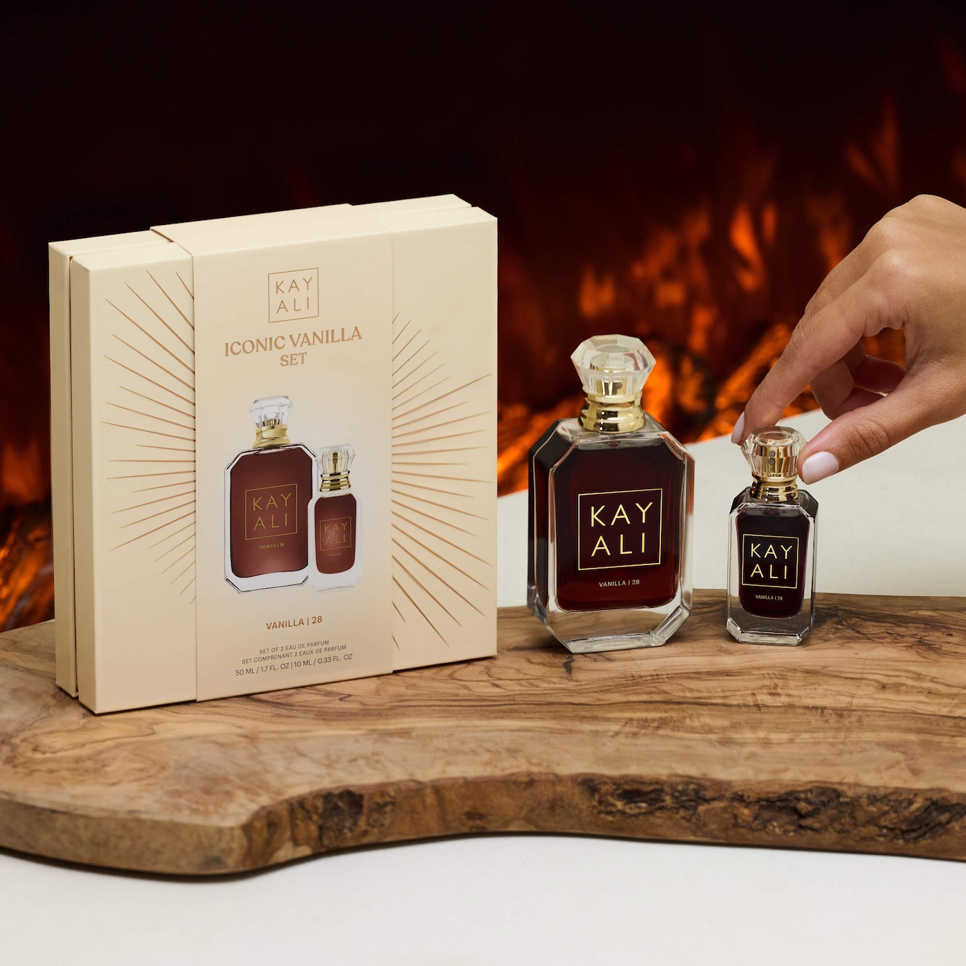 Kit Kayali Iconic Vanilla 28 - Cosmeticos da ray