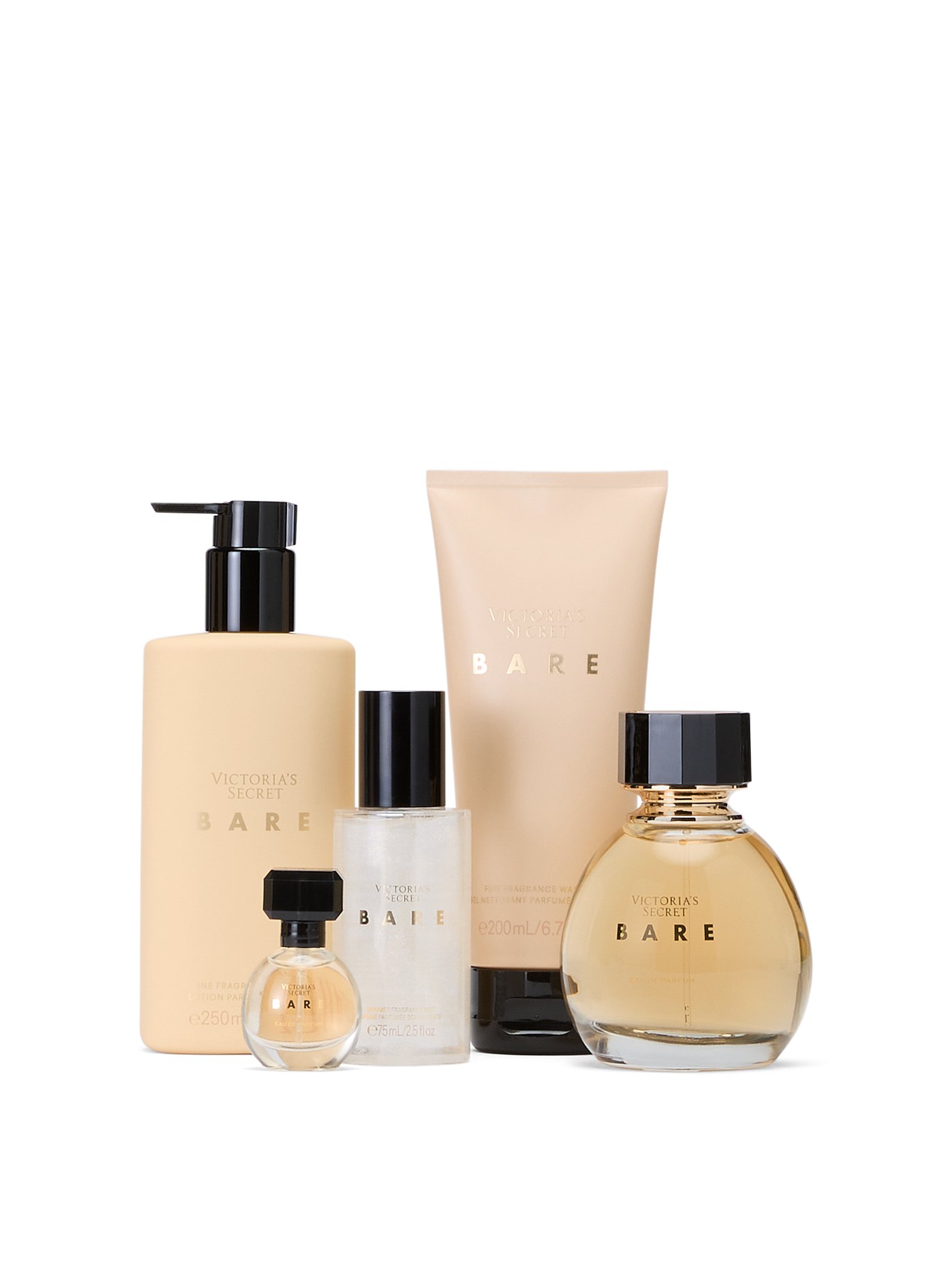 Kit Bare Victoria's Secret 5 itens - Cosmeticos da ray