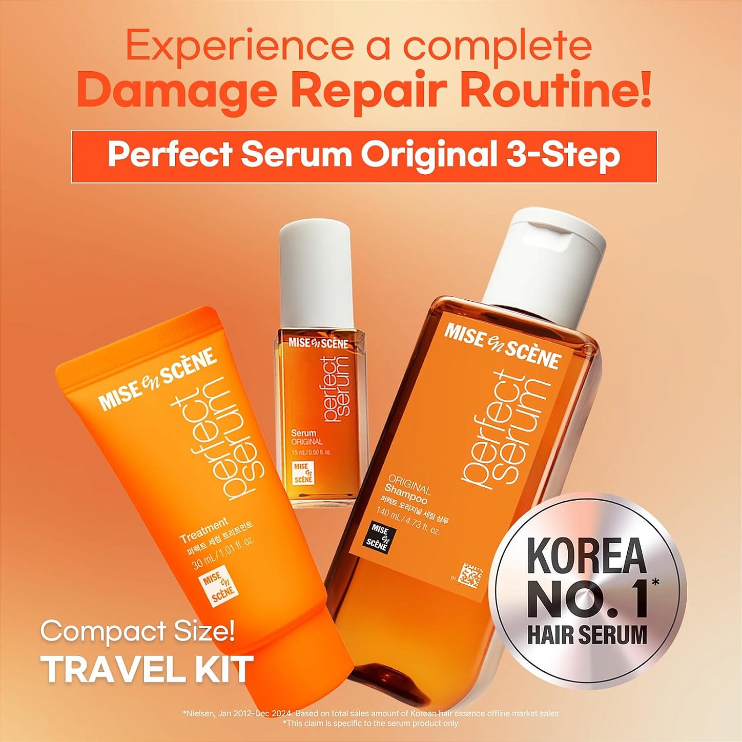 Kit Travel Size Perfect Serum Original Mise En Scène: Shampoo