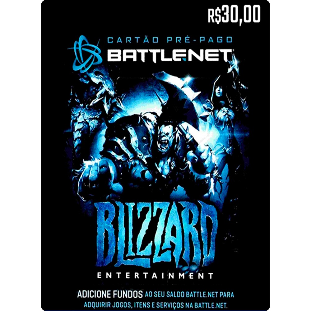 Cartão Blizzard 250 Reais Battle Net Wow World Of Warcraft - Escorrega o  Preço